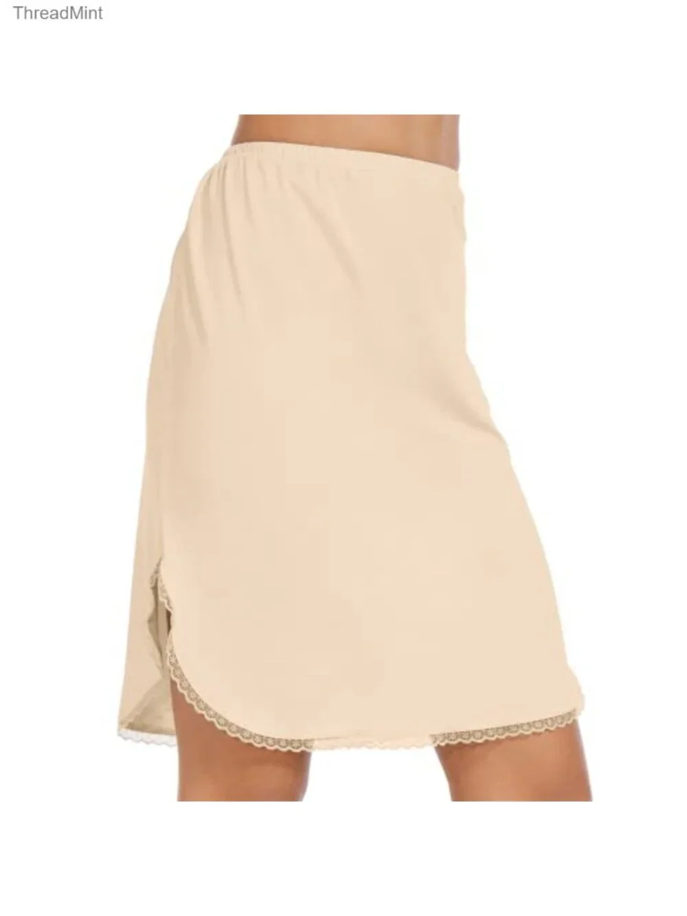 Half Slip for Women Under Dress Non-Cling Polyester Spandex Dress Extender